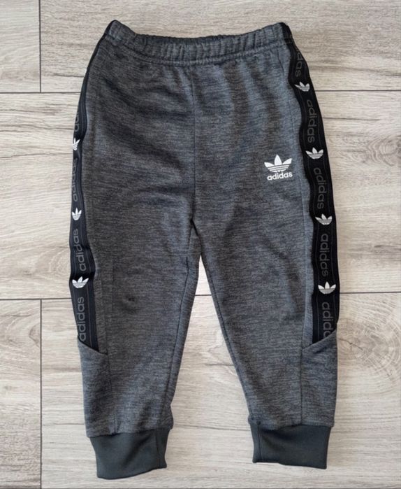 Adidas spodnie dresowe dresy ocieplane 92-98cm