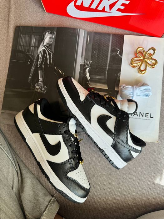 Nike SB Dunk Low Black White «CHERRY CHARMS»