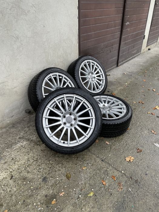 (90)Koła, Felgi 5x112 18” Oryginał Audi a4 Jak Vossen, Zimowe