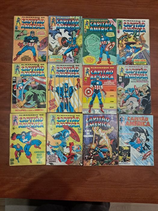 Lote de Almanaque do Capitão América