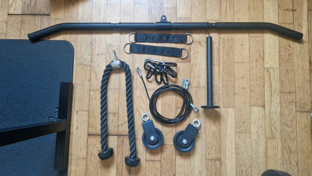 Rack Agachamentos Supino + Material