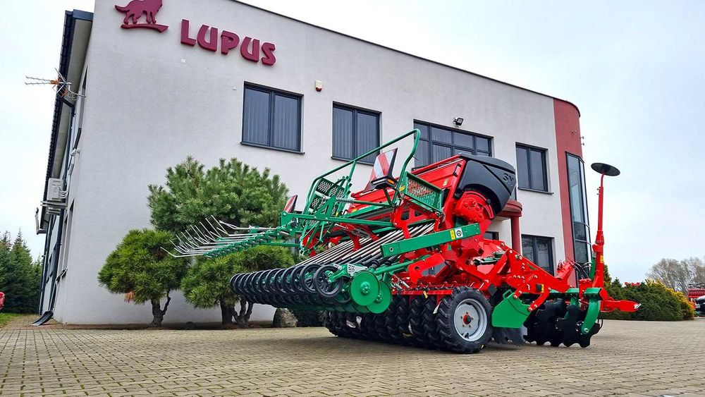 Zestaw uprawowo siewny Agromasz SN301 SR301 3m Agregat siewny