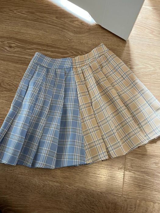 Spódniczka plisowana dwukolorowa