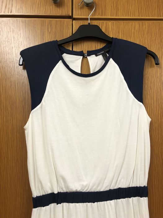 Vestido branco mango
