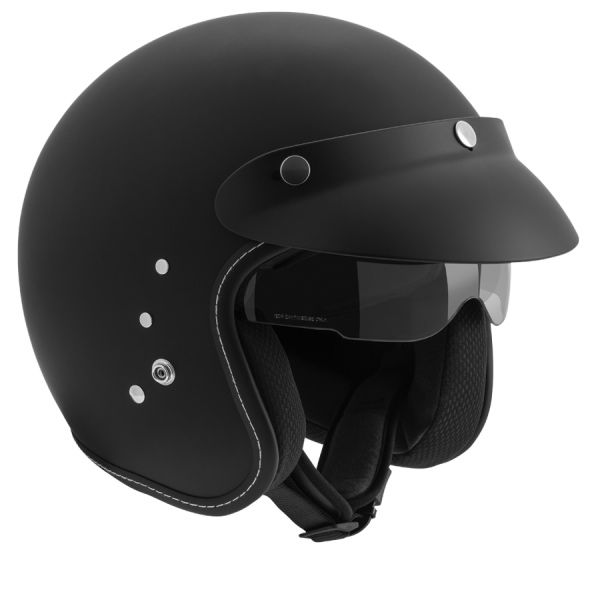 Мотошолом ROCC Classic PRO Jet helmet matt black ХL