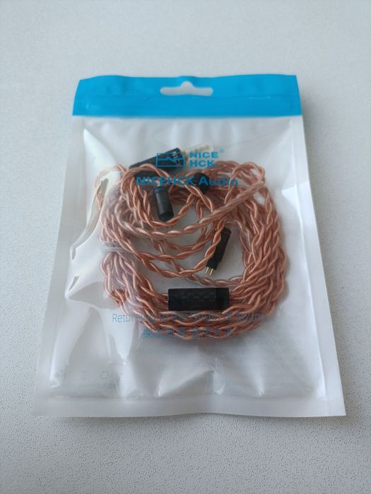 Кабель для навушників NICEHCK GCT4, 2Pin / 2.5 мм