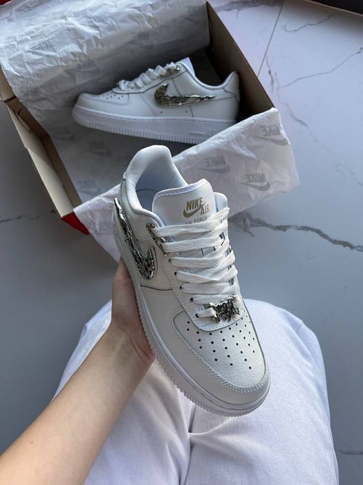 36-45 Nike Air Force 1 Low ‘Molten Metal Silver ‘