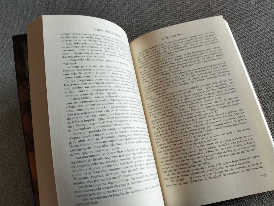 Livro "Guerreiro de Roma - O Rei dos Reis" de Harry Sidebottom