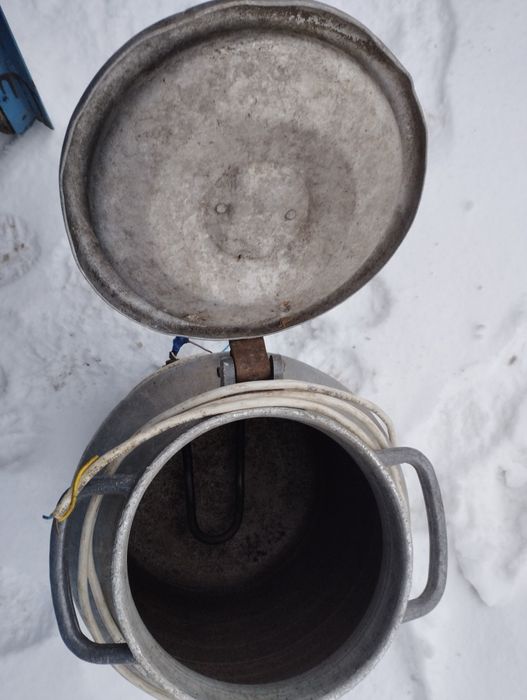 Бідон алюмінієвий 40л з Електронагрівачем