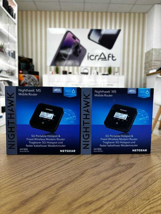 Роутер Netgear Nighthawk M5 (MR5200-100EUS) 3G 4G 5G GSM LTE Wi-Fi