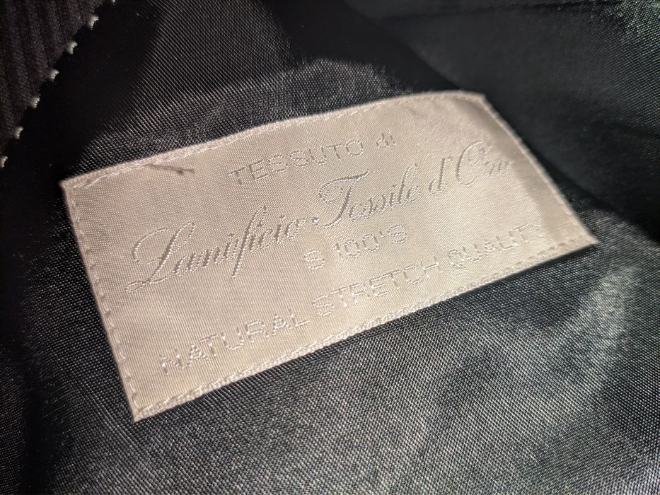 Marynarka grafitowa J. Philipp w prążki wełna dziewicza virgin wool