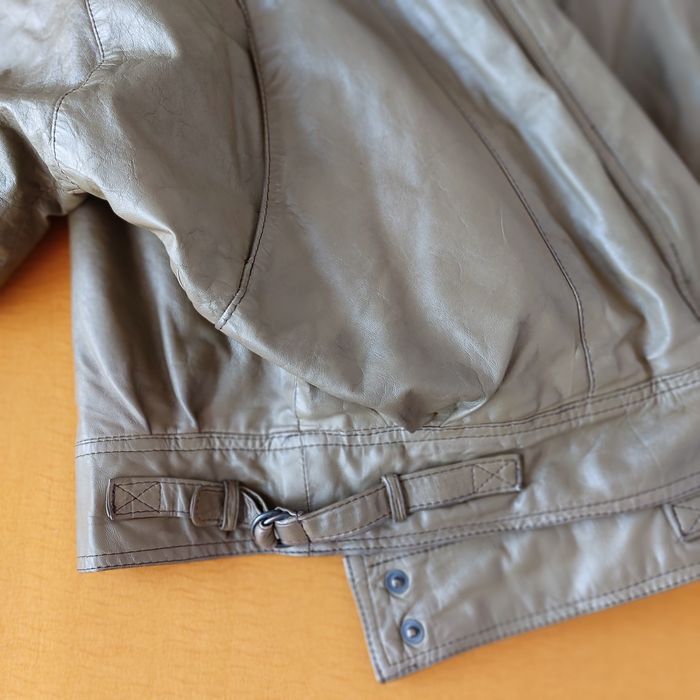 Skórzana ocieplana kurtka damska