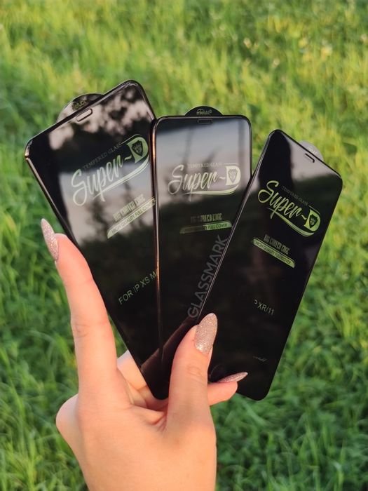 Найкраще захистне скло iPhone 13/13Pro/14, защитное стекло 6D SuperD