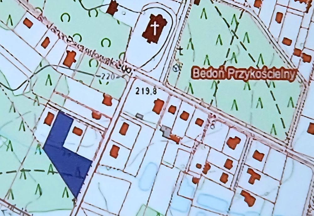 Duża działka z domem w budowie