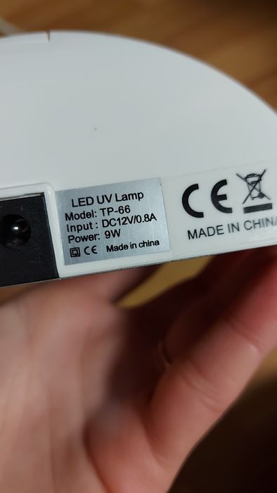 Маникюрная лампа,для гель лака , 12v,для манікюра, лед лампа