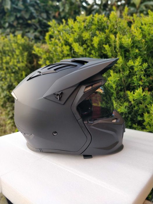 Capacete de Moto Unissexo ORZ - Retro & Versátil | Aprovação DOT