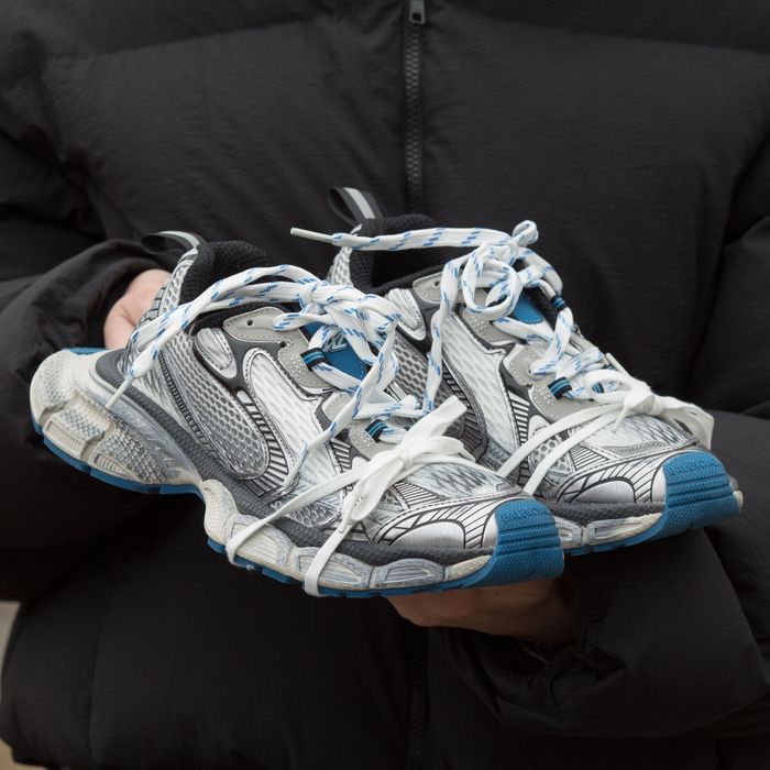 ЕКСКЛЮЗИВ! Balenciaga 3XL Silver White Blue 36 37 38 39 40 баленсіага 3хл сірі білі блакитні