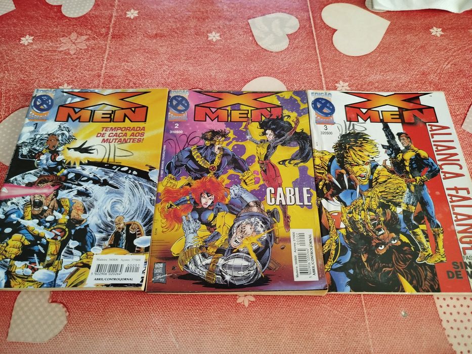MEGA LOTE X-MEN (43 Revistas) | Anos 90 Ed. Abril Portugal (Inclui 2x Nº1!)