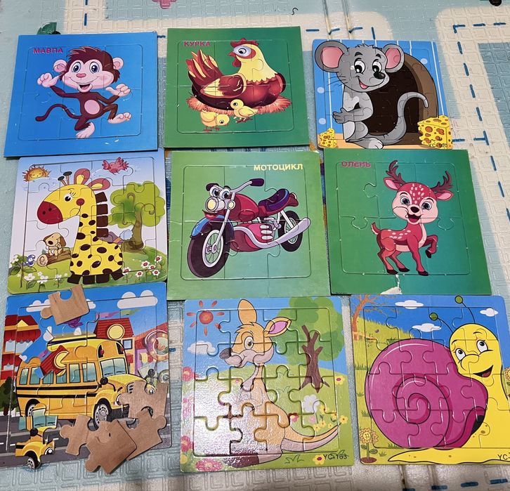 Пазли вкладиші