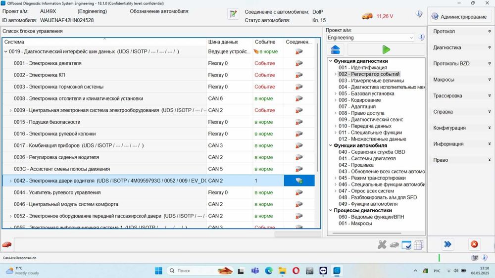 Установка ODIS Service / Engineering [2025, 2023, 2020] 6154 / 5054
