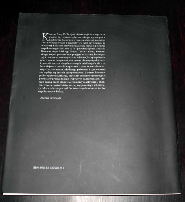 Sztuka do odkrycia. Szkice o polskim tańcu - Anna Królica