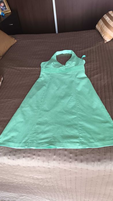 Vestido em verde da Blanco