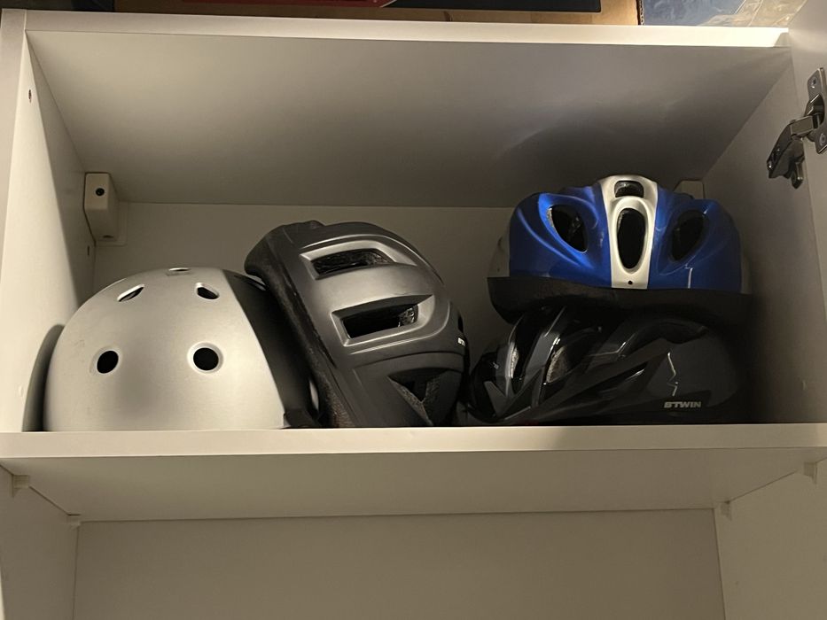 Capacetes bicicleta/ skate (4 unidades)