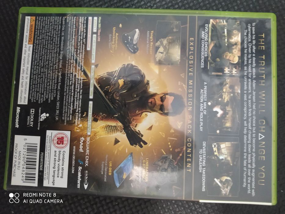 Deus Ex: Human Revolution Xbox 360 używana
