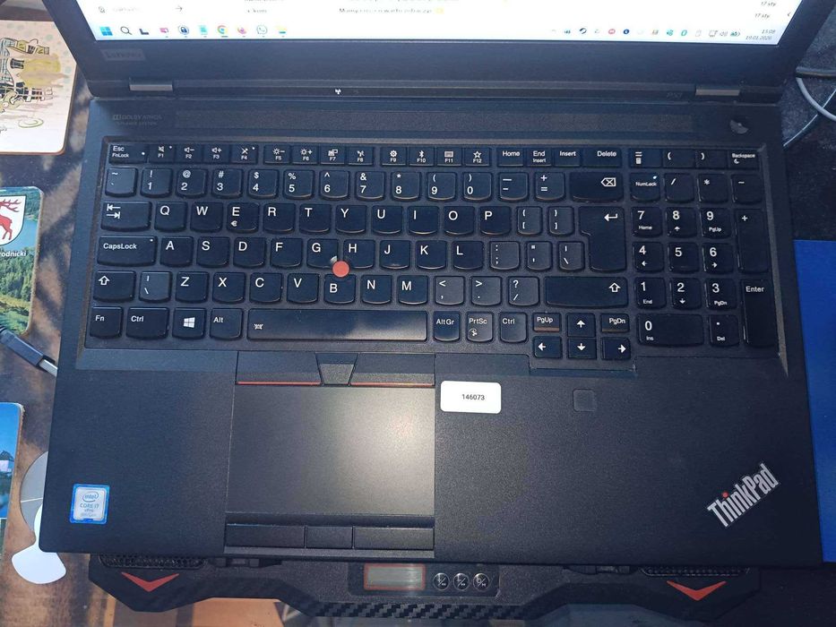 MOCNY Lenovo Thinkpad 15 P53 do grafiki i7 64GB RAM Quadro RTX 3000
