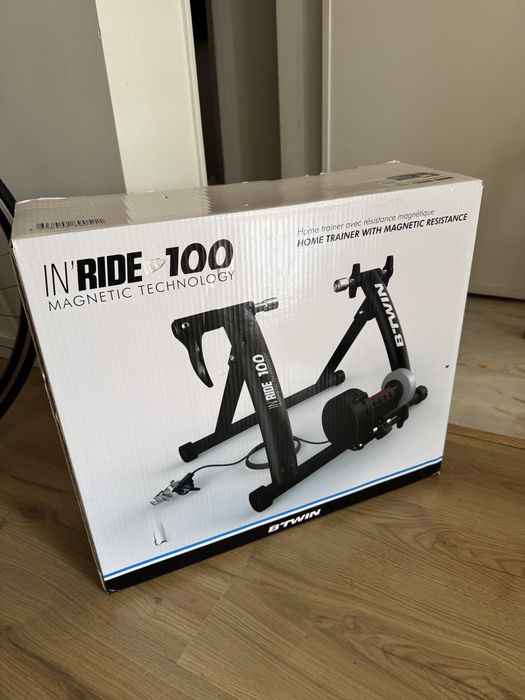 Rolo de treino b’twin in ride 100 para bicicleta
