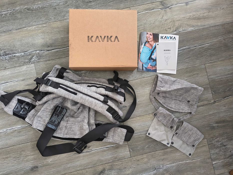 KAVKA Multi-Age PRO Ferrata Linen – nosidło lniane, pady, klamra