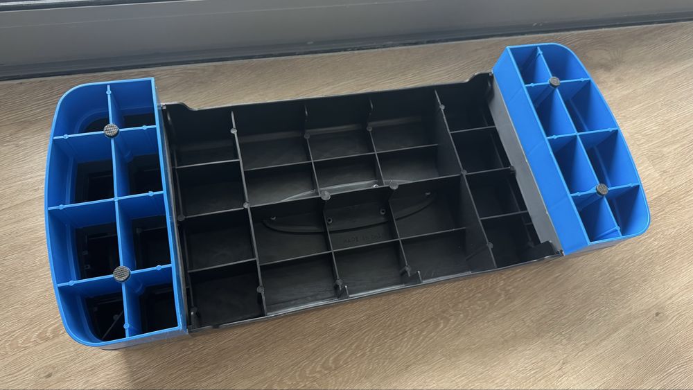 Степ-платформа 2-ступінчаста 4FIZJO 69 х 28 х 10-15 см Чорно-синій