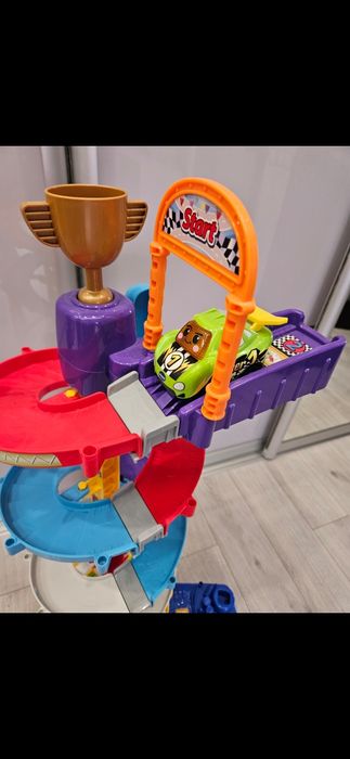 Автотрек Vtech Tut Tut Baby Flitzer 2-в-1 турбо-вежа 80-535004
