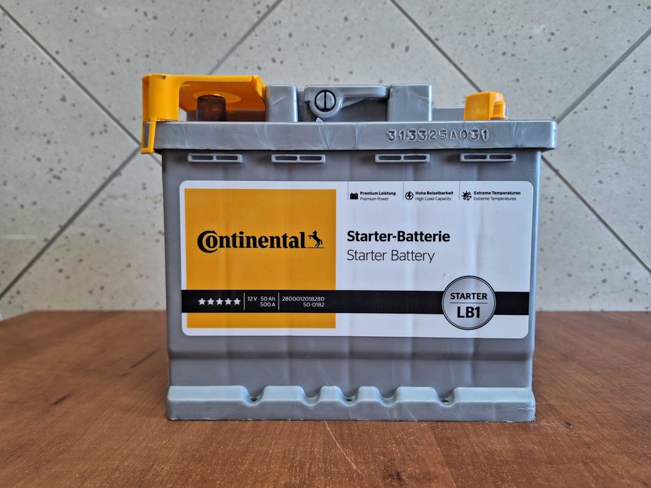Akumulator Continental 12V 50Ah / 500A - Klasa Premium LB2 Promocja