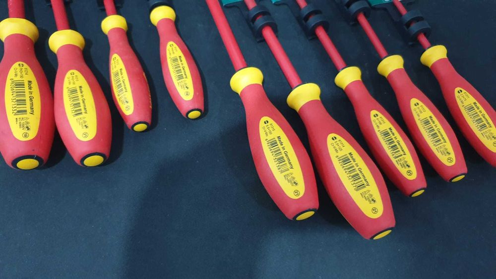 Conjunto 9 chaves isoladas certificadas VDE - Sata