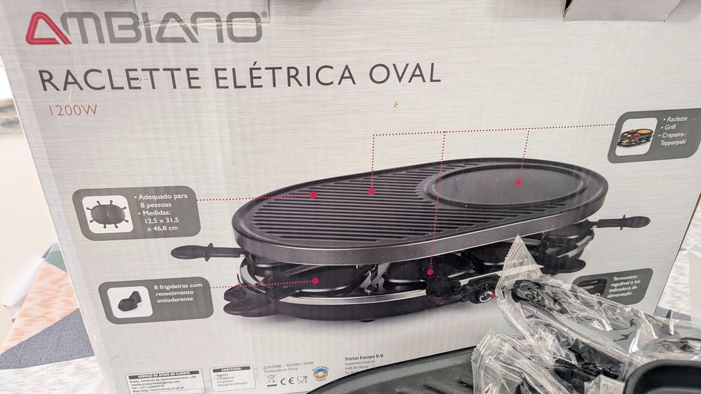 Raclette Elétrica Oval
