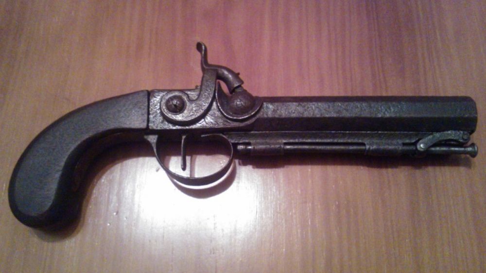 Box Lock Pistol "Cogswell" 1830 RARA