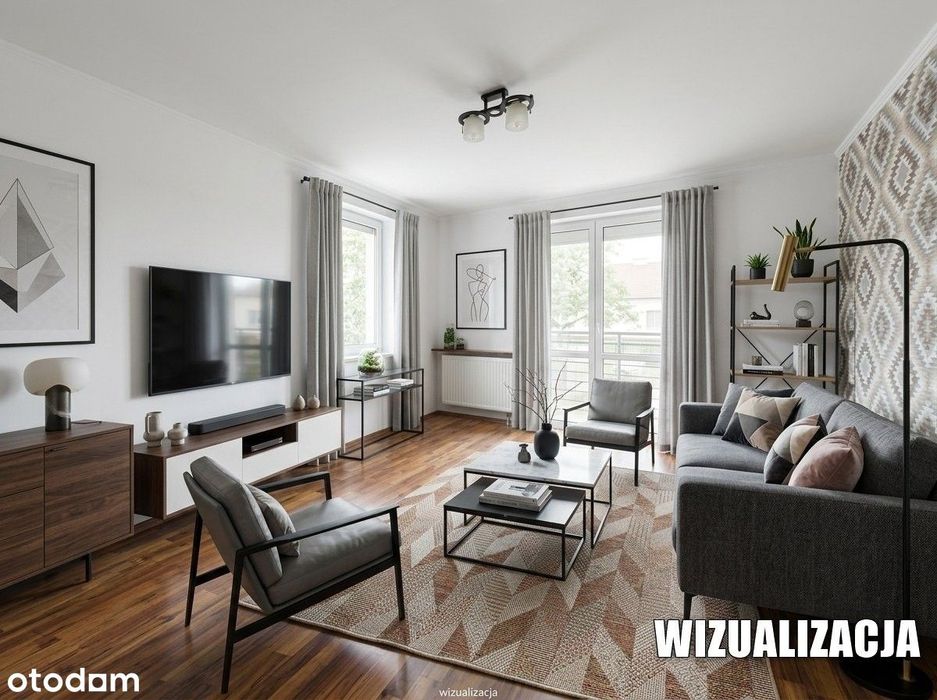 2 pokoje | 2 balkony | Prądnik Czerwony | 47m²