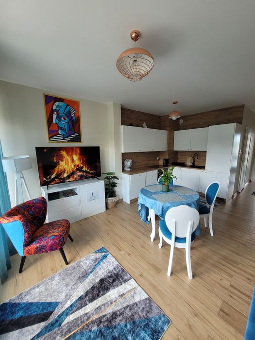 Apartament w stylu Picasso z widokiem na jezioro