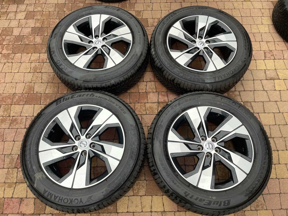4184. Alufelgi 18" koła zimowe oryginalne Volvo XC60 II 5x108 235/60/18 Yokohama 2025r 7/8mm