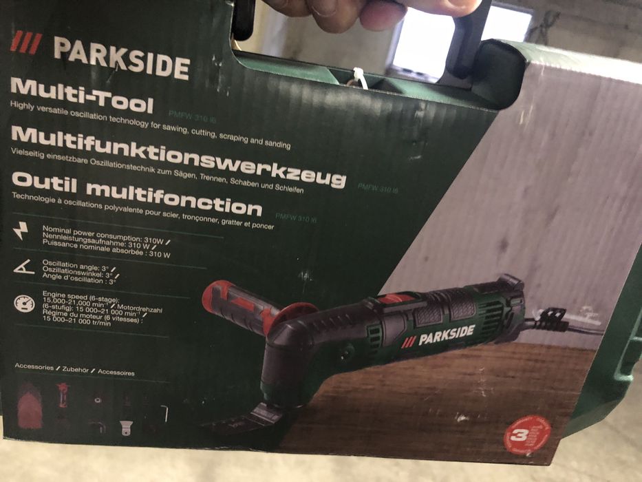 Реноватор PARKSIDE 310 Вт, PMFW 310 I6/мережевий різак/мультитул