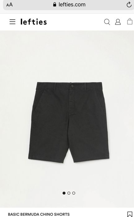 Мужские коттоновые шорты бермуды фирмы Lefties