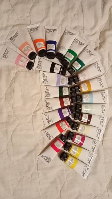 Acrylic colour краски
