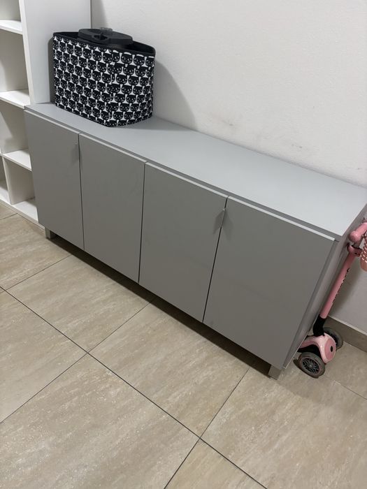 Komoda szara vox simple