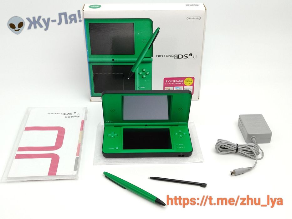 Nintendo DSI XL LL Green. Комплект. Консоль.Приставка.