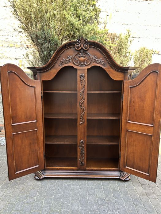 Stylowa Szafa Ubraniowa Intarsja Unikat ! ludwik kredens Po Renowacji