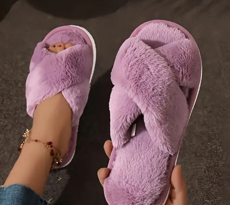 Damskie klapki kapcie 38