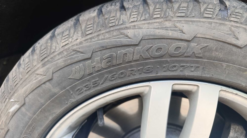 Диски r18 5×130 Audi Резина Hankook