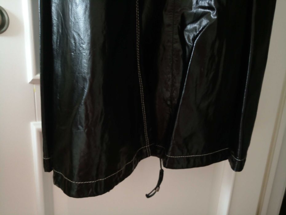 Кожаный ПЛАЩ новый