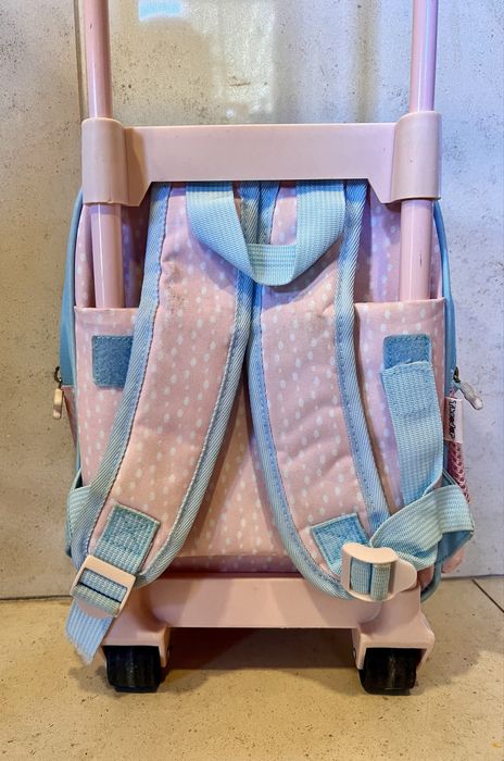 Mochila com rodinhas/trolley unicórnio
